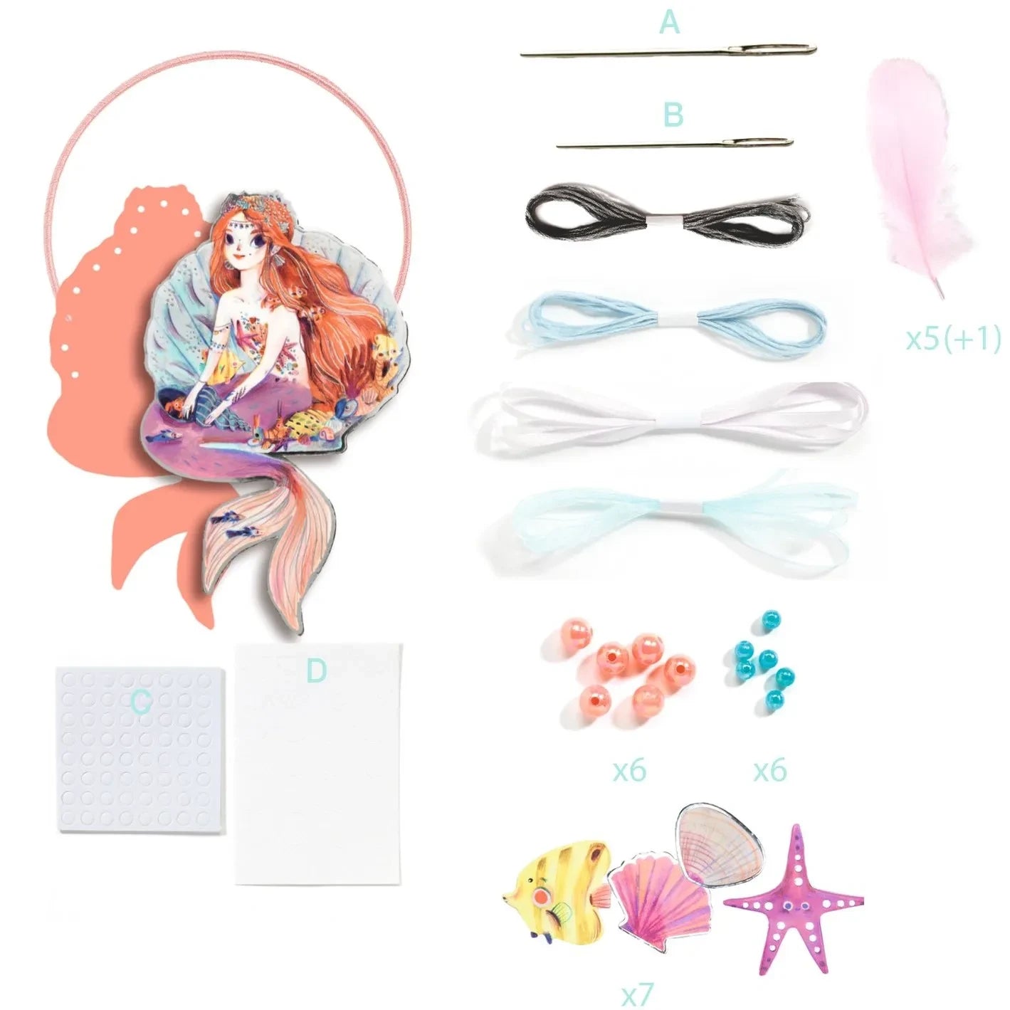 Djeco - DIY Kit - Tatlı Denizkızı Düş Kapanı