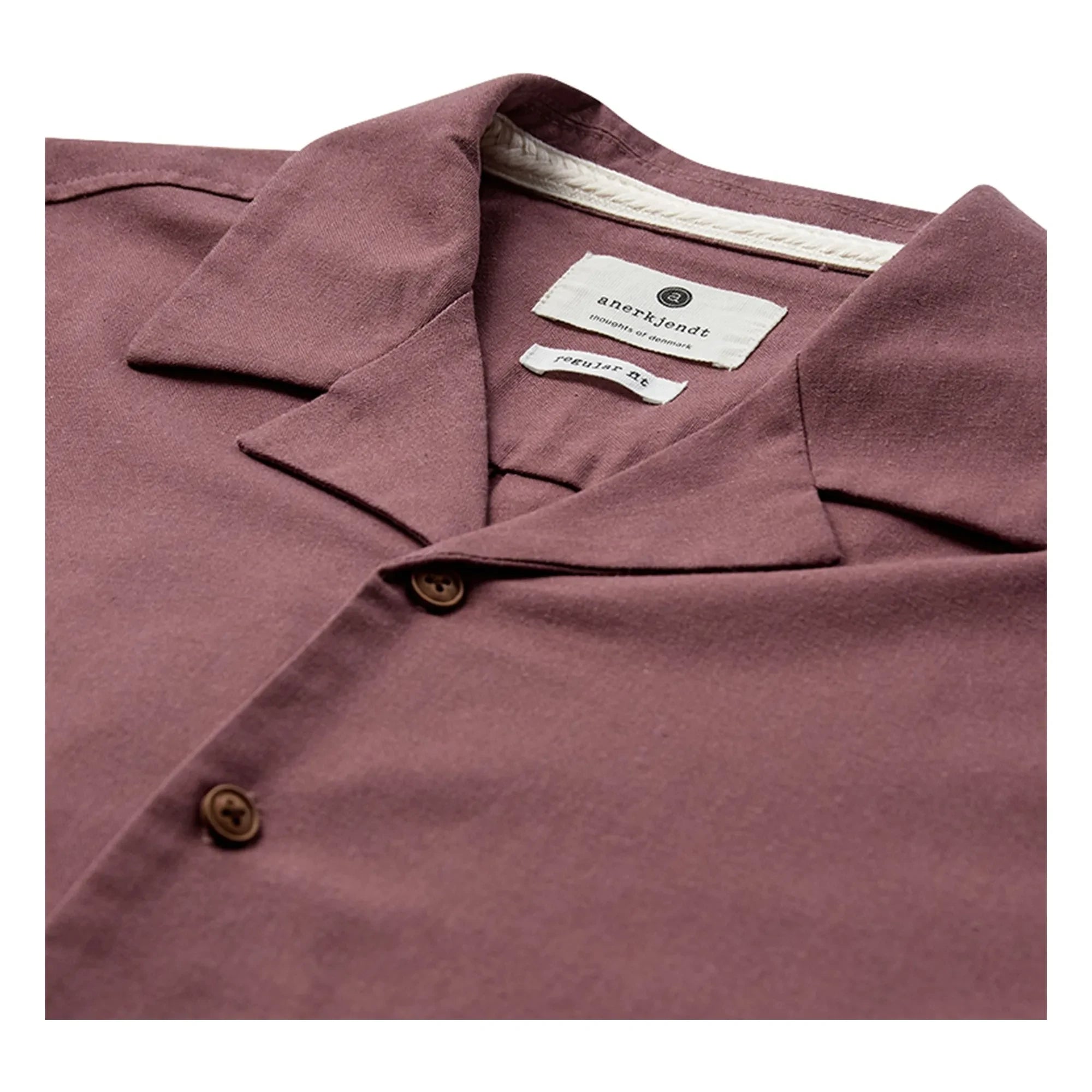 Anerkjendt - Camisa de lino Akleo | Burdeos