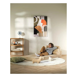 Wigiwama - Sillón Flipster de pana | Marrón claro