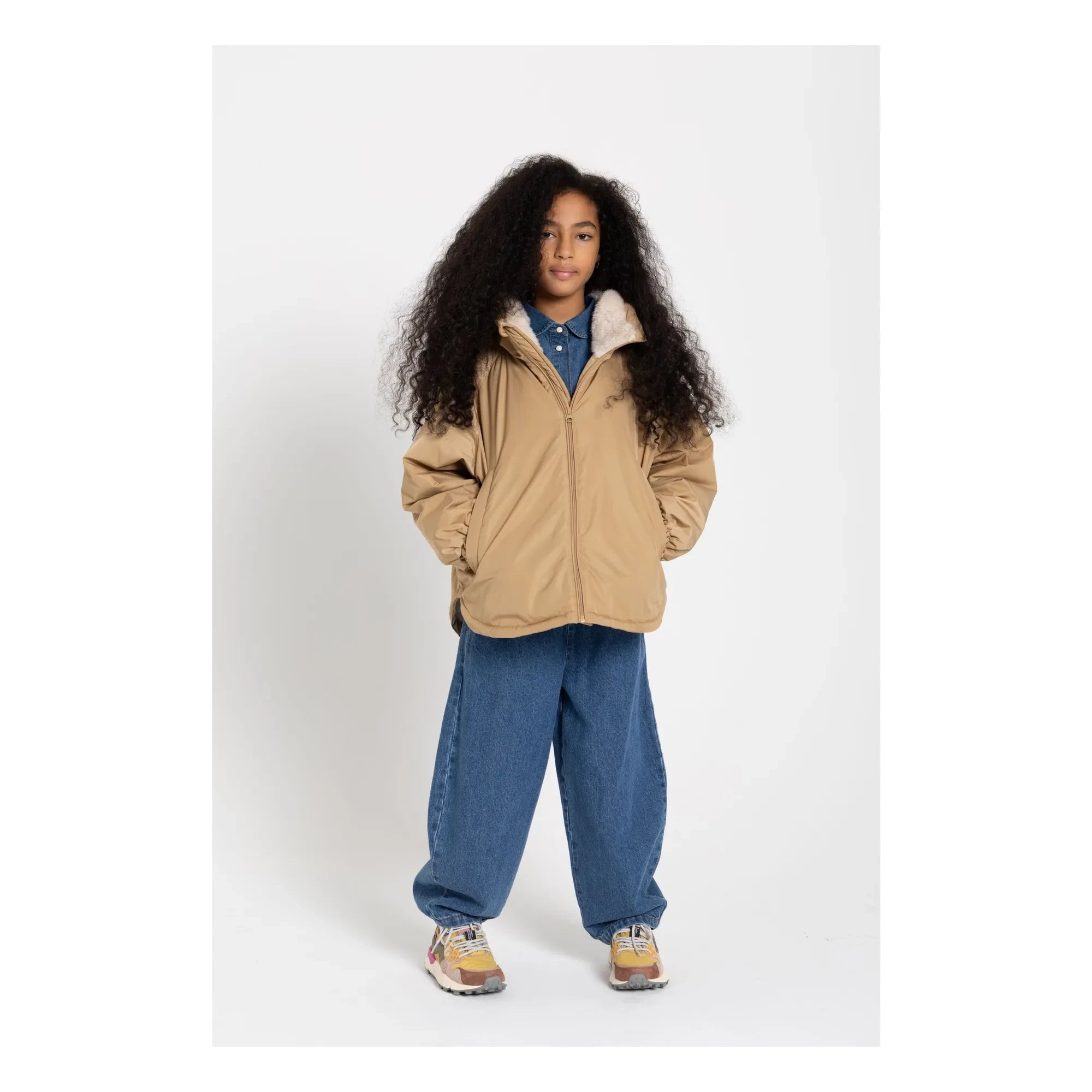 Hundred Pieces - Chaqueta repelente al agua y transpirable | Beige