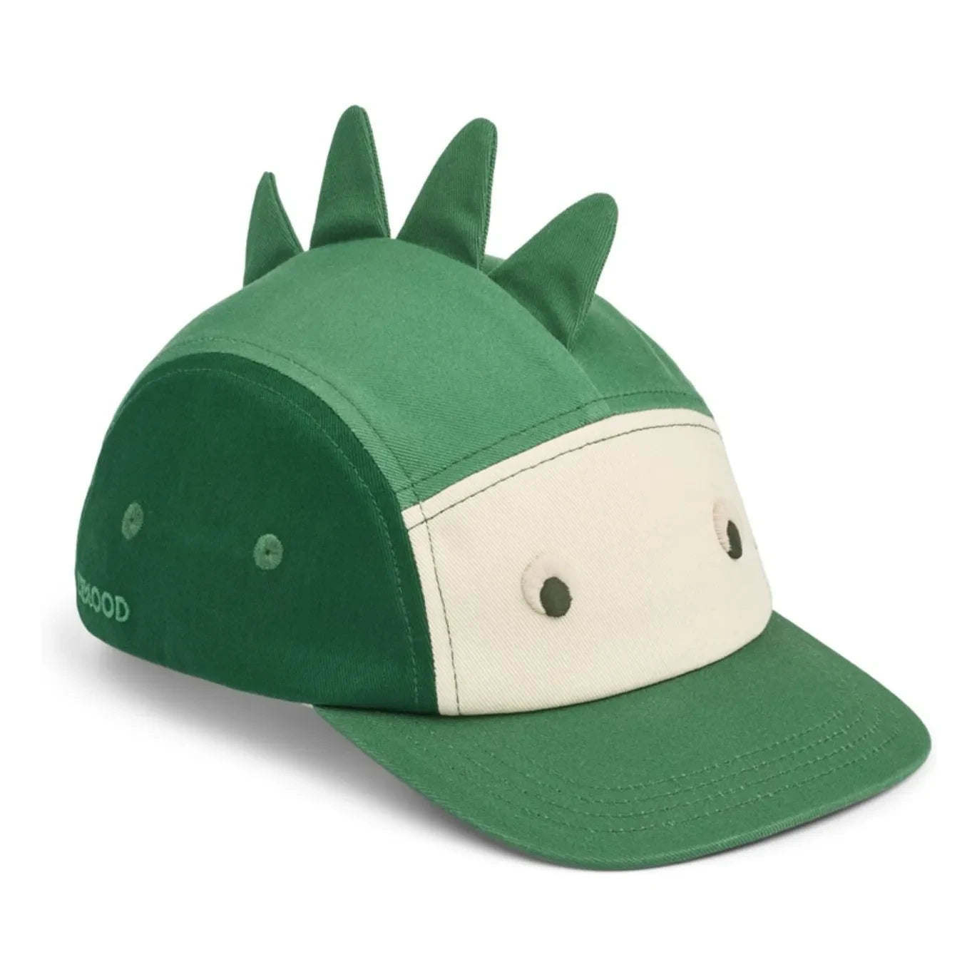 Gorro Liewood Rory Dino de algodón orgánico | Verde