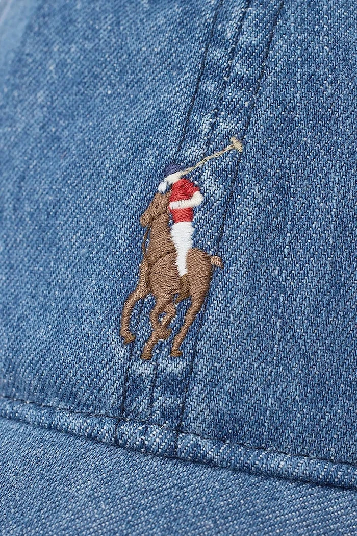 Gorra de visera de algodón Polo Ralph Lauren