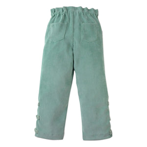 Gingersnaps - Pantalón con Volantes Arielle | Verde mar