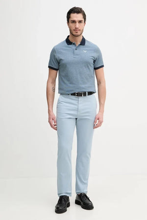 Camiseta de algodón con cuello Barbour