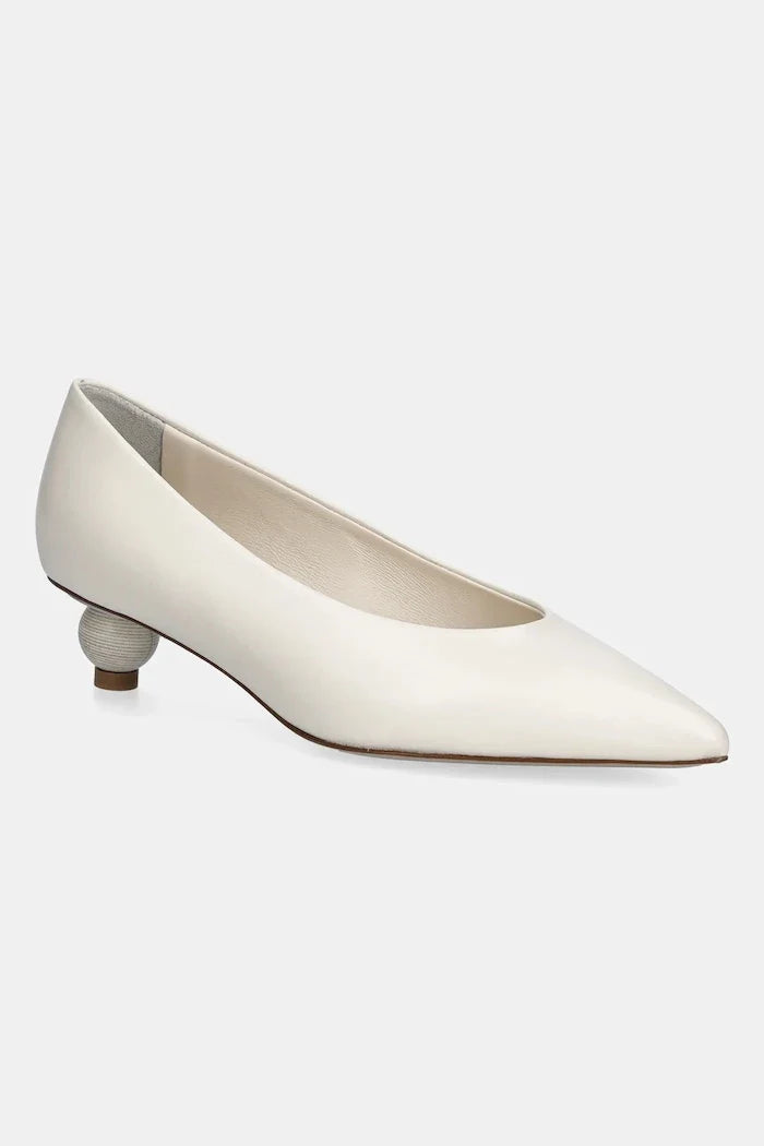 Zapatos de piel de tacón grueso Wkabacini Weekend Max Mara