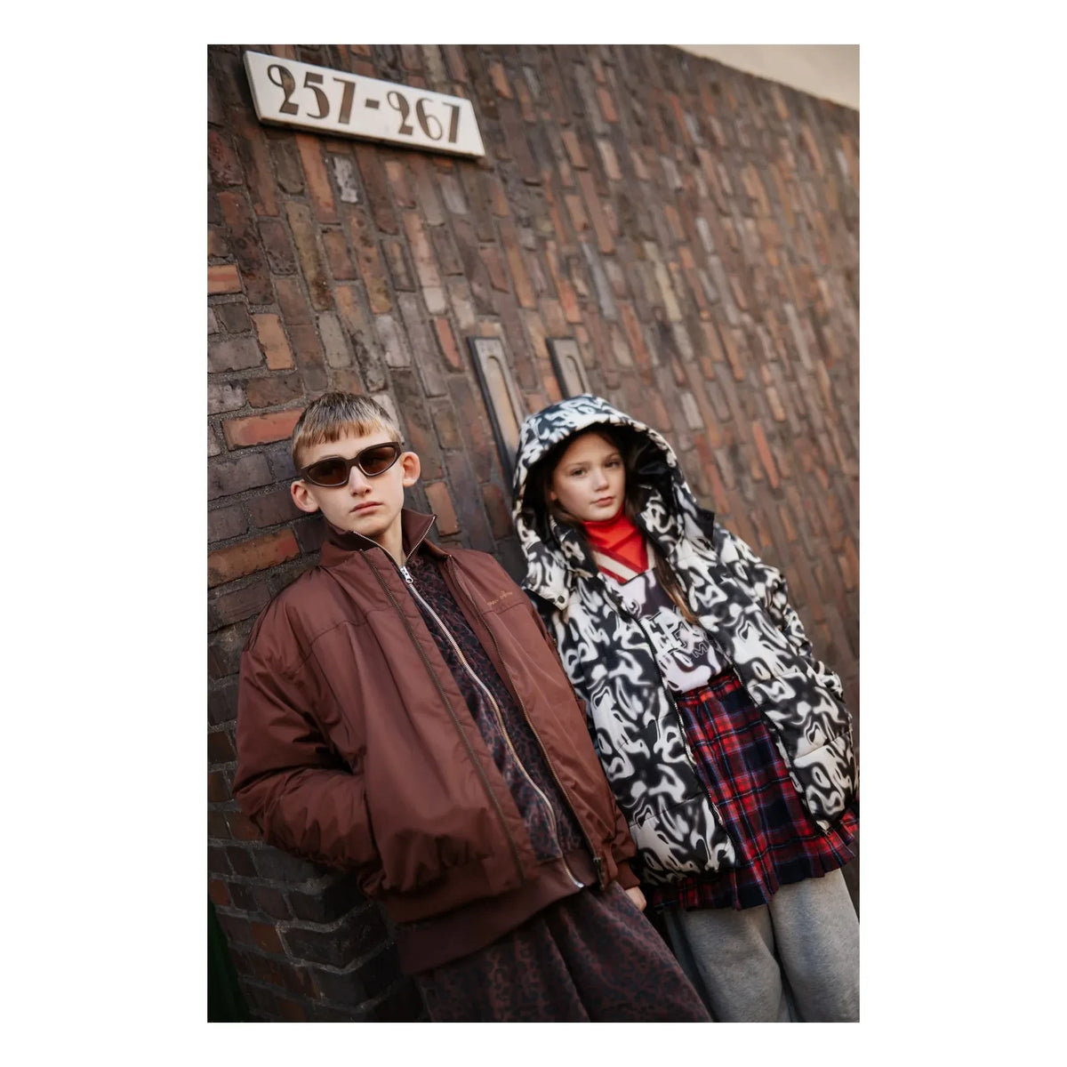 Repose AMS - Chaqueta Bomber de Fibra Reciclada | Marrón