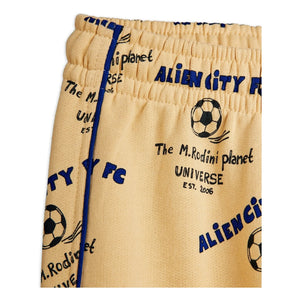 Mini Rodini - Jogger de algodón orgánico Alien City | Beige