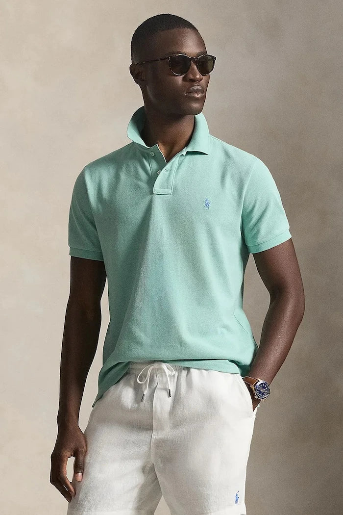 Polo Ralph Lauren Camiseta de Algodón con Cuello