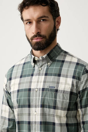 Camisa de algodón Rawley para hombre Barbour