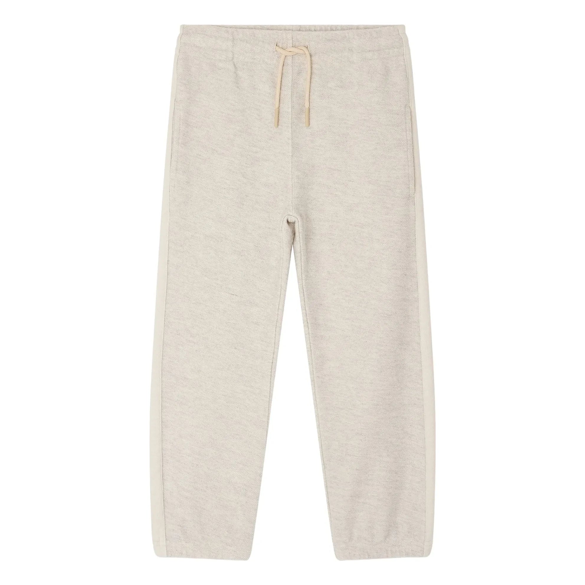 Bonpoint - Pantalón de chándal de algodón orgánico Lidji | Beige jaspeado