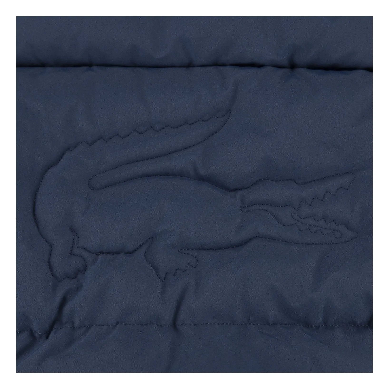 Lacoste - Geri Dönüştürülmüş Elyaf Logolu Dolgulu Mont | Lacivert