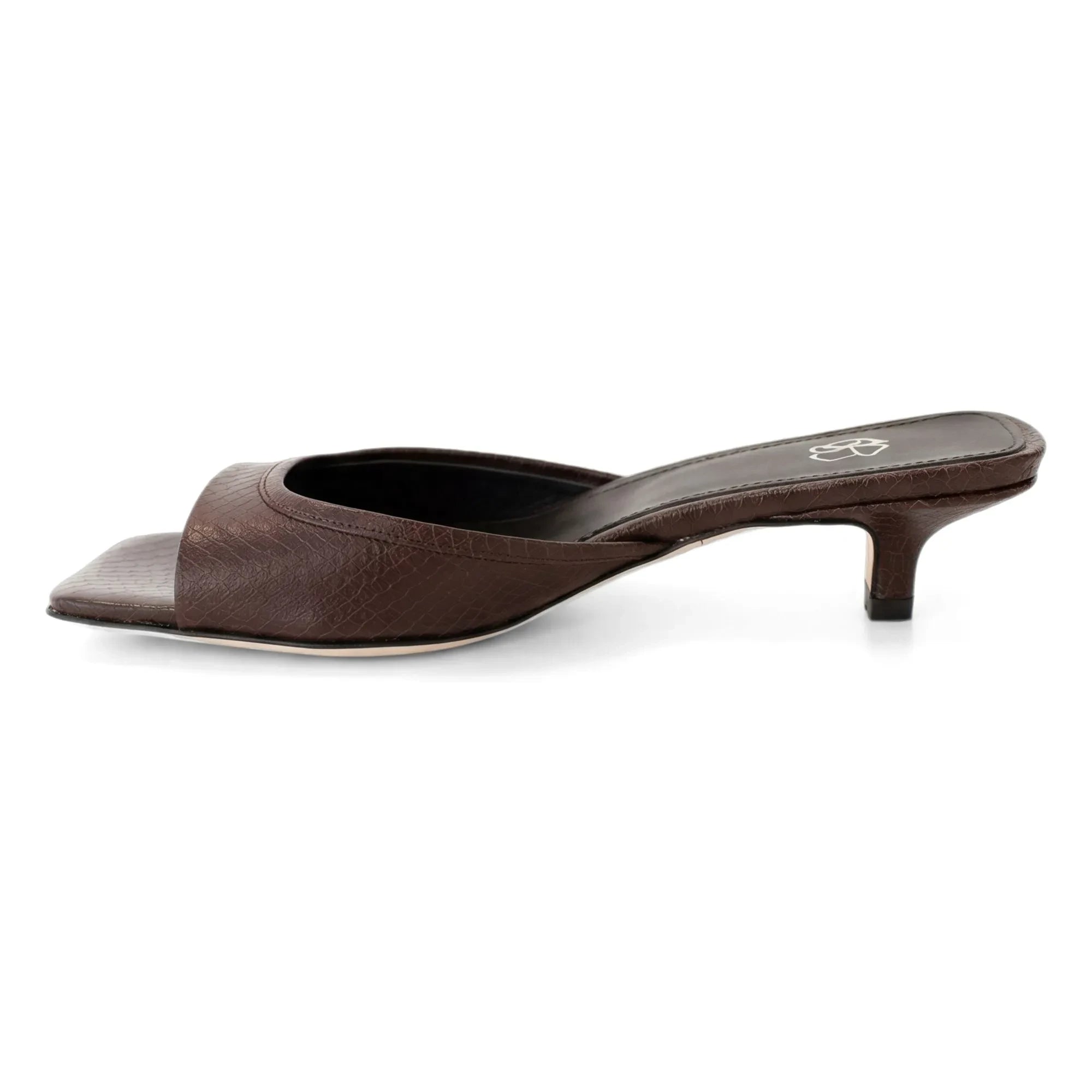 Odare - Sandalias de piel con tacón Pilar | Gris