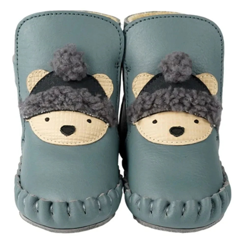 Donsje - Zapatillas de oso polar Junus | Gris azulado