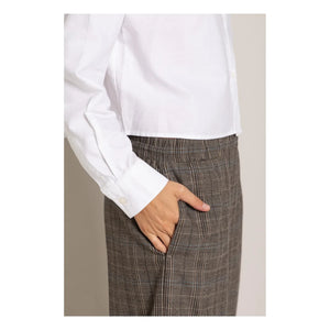Smallable Woman - Quinn Prince of Wales Yünlü Jogger | Kahverengi