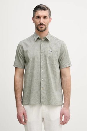 Camisa de lino para hombre Barbour Shirt Dept - Summer