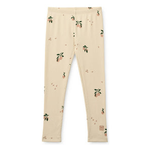 Liewood - Marien Mallas de canalé de algodón orgánico color melocotón | Beige