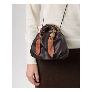 Hereu - Bolso de Piel Bombon Eşarp | Ebony