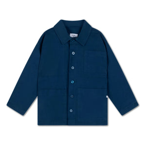 Repose AMS - Chaqueta de trabajo de algodón orgánico | Azul Oscuro