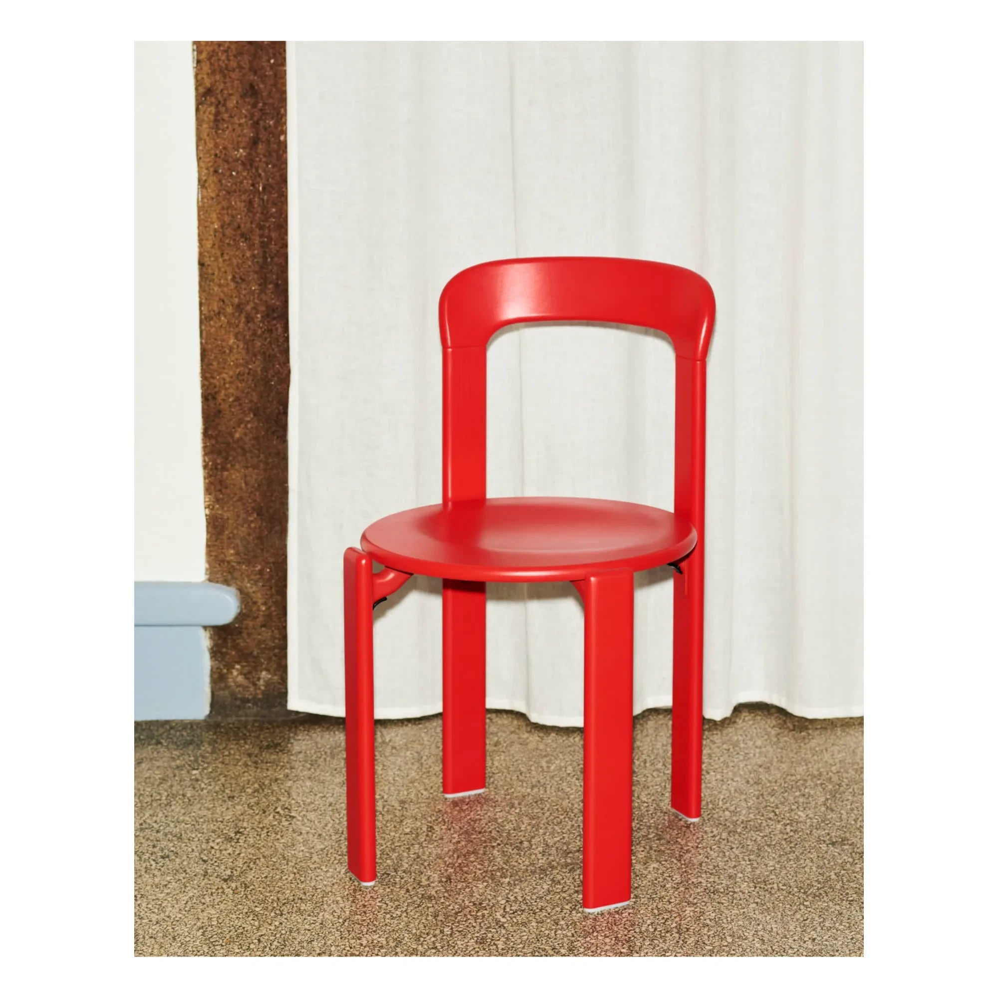 Hay - Silla de madera lacada Rey - Bruno Rey | Rojo