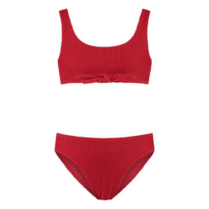 Beachlife - Bañador con volantes | Rojo