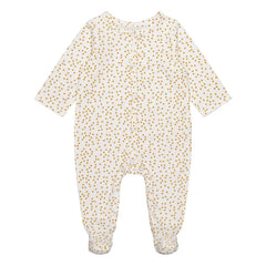 Rose in April - Amalia Jersey Mini Corazón Pijama con patucos | Mostaza