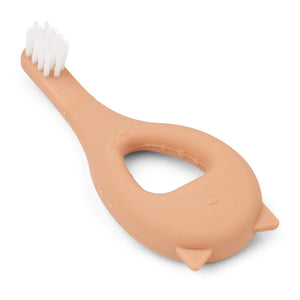 Liewood - Cepillos de Dientes de Silicona Janelle para Bebés - Set de 2 | Rosa Toscana