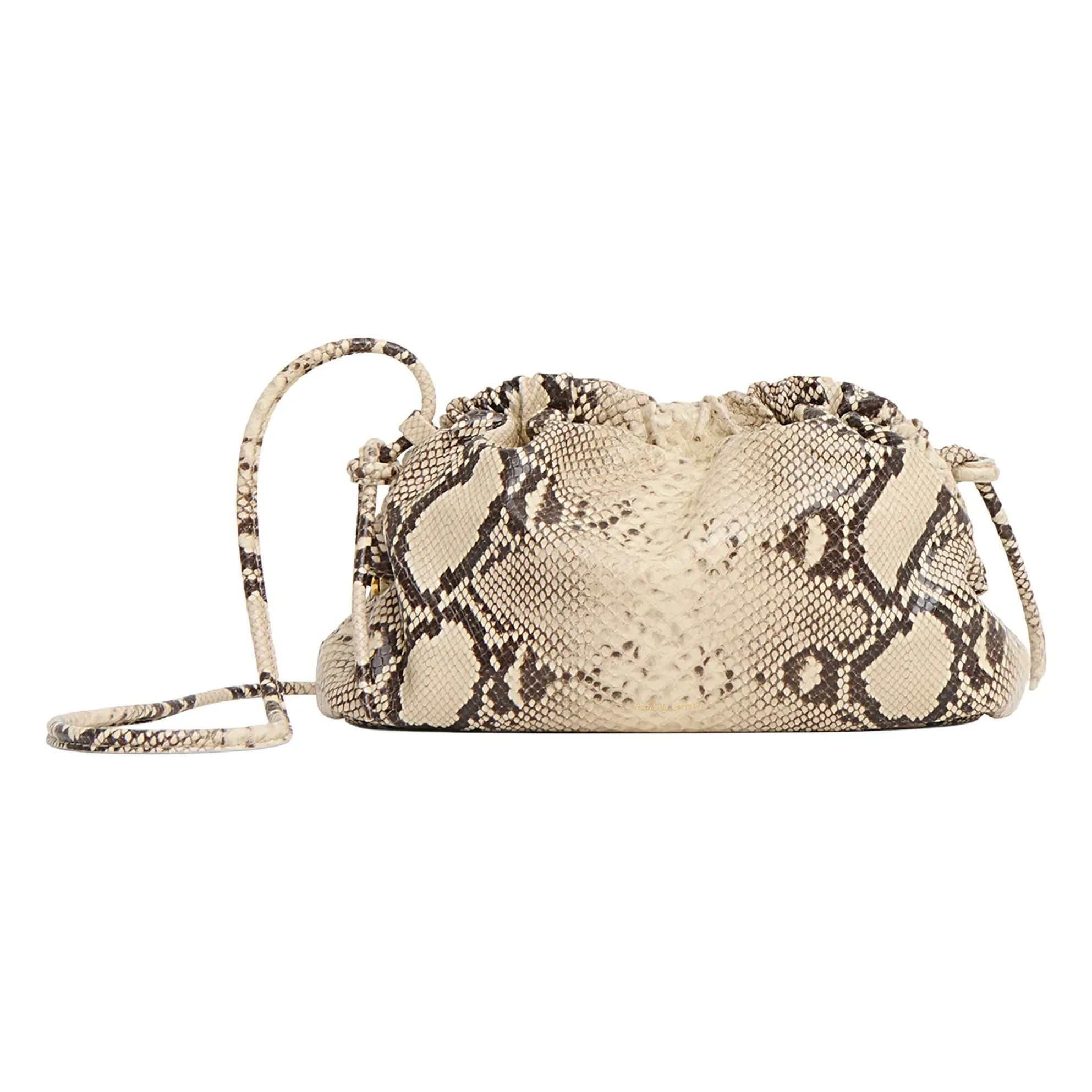 Mansur Gavriel - Bolso Mini Cloud Clutch Piel Grabada Serpiente | Beige
