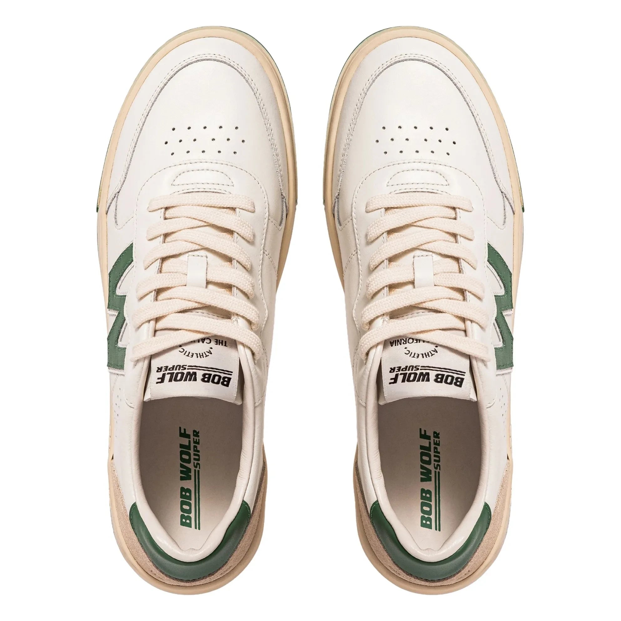 Bob Wolf - Zapatillas de cuero y ante Legacy | Verde