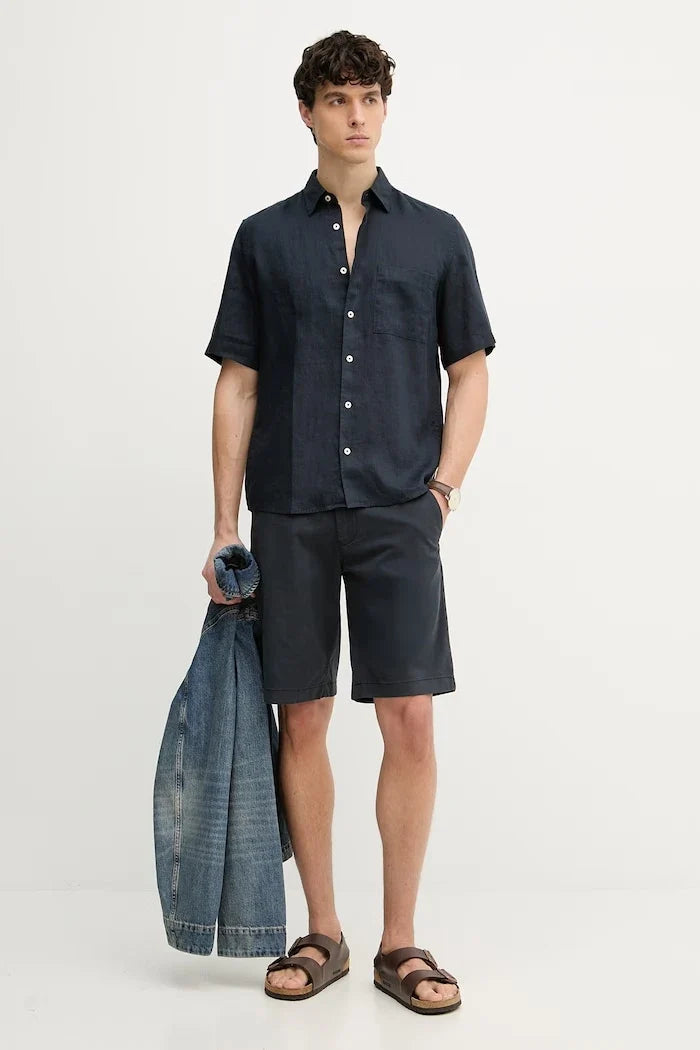 Camisa de lino de hombre Marc O'Polo