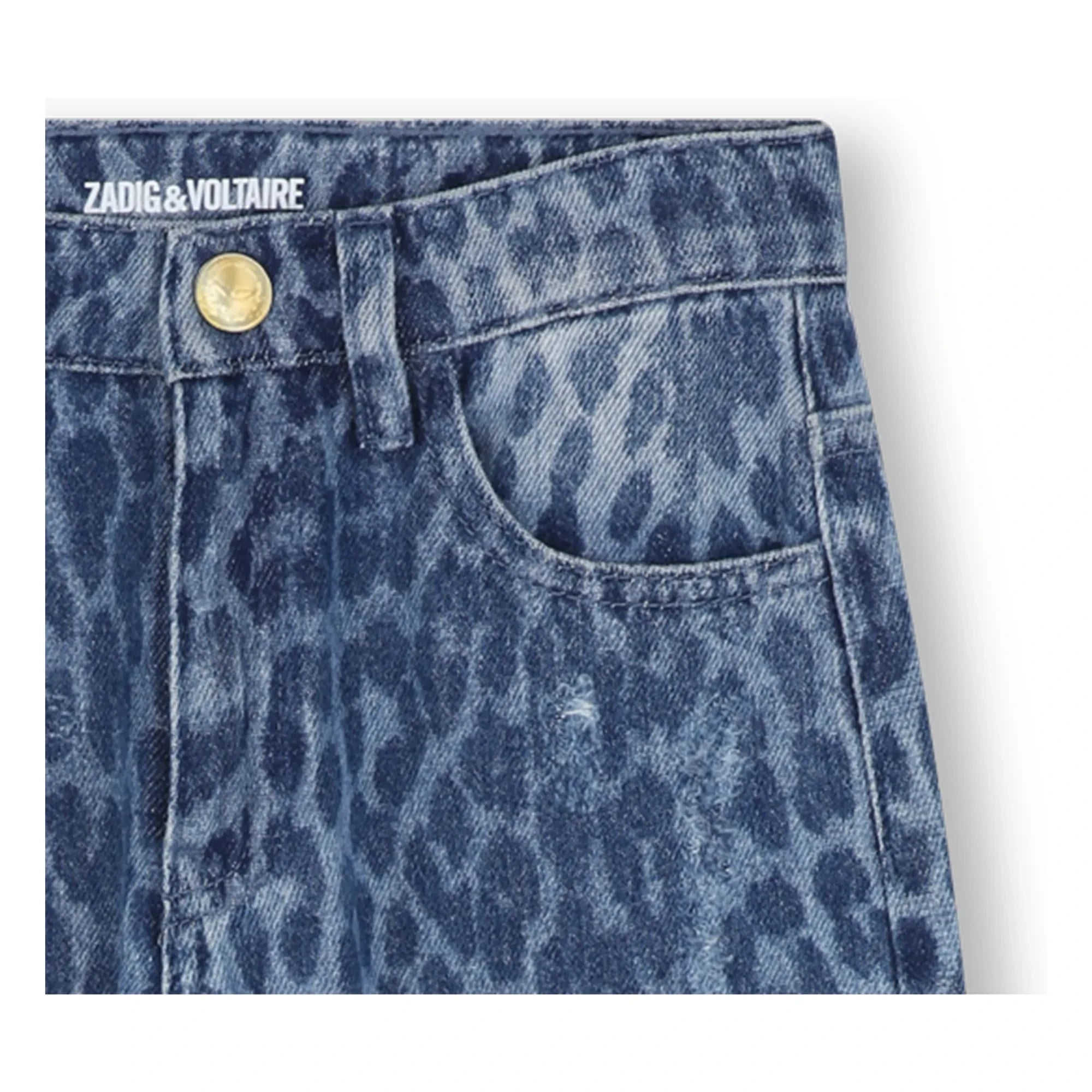 Zadig & Voltaire - Jeans vaqueros con estampado de leopardo | Denim