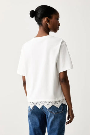 Camiseta de algodón para mujer Weekend Max Mara WKDSALA