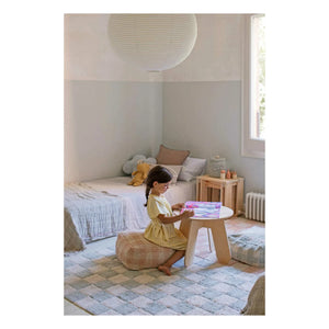 Puf Lorena Canals - Cuadros Vichy | Rosa