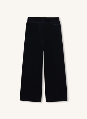 Chloé - Pantalón de terciopelo de algodón orgánico | Azul oscuro