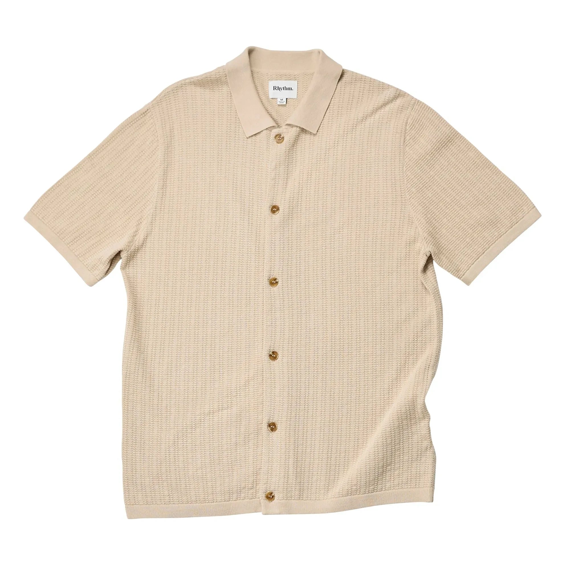 Rhythm - Camisa de manga corta texturizada | Beige
