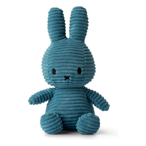 Bon Ton Toys - Peluche Miffy con textura de terciopelo | Azul petróleo