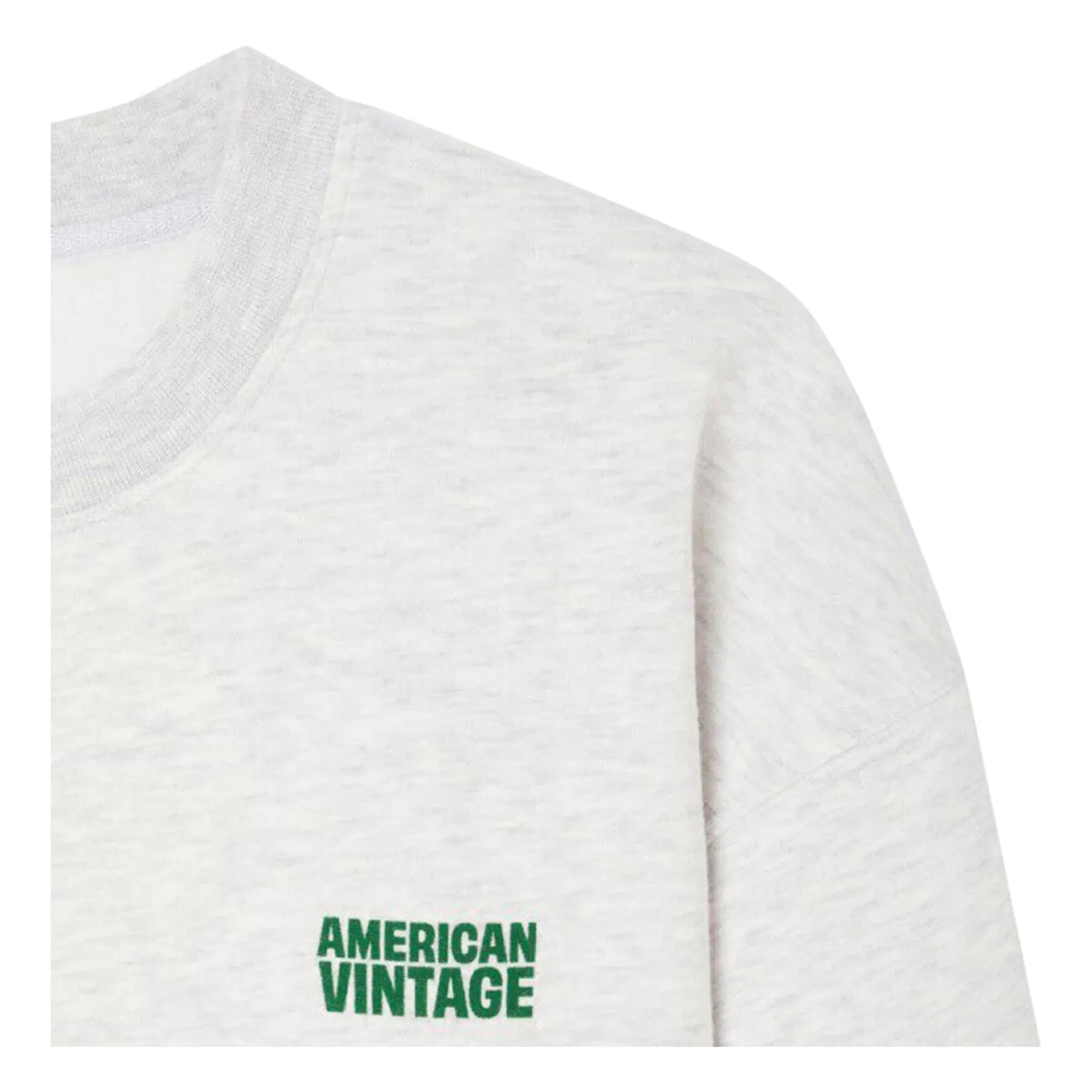 American Vintage - Sudadera Baptown | Gris jaspeado