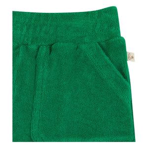 Bonton - Nono Baby Pantalón Corto con Toalla | Verde Esmeralda