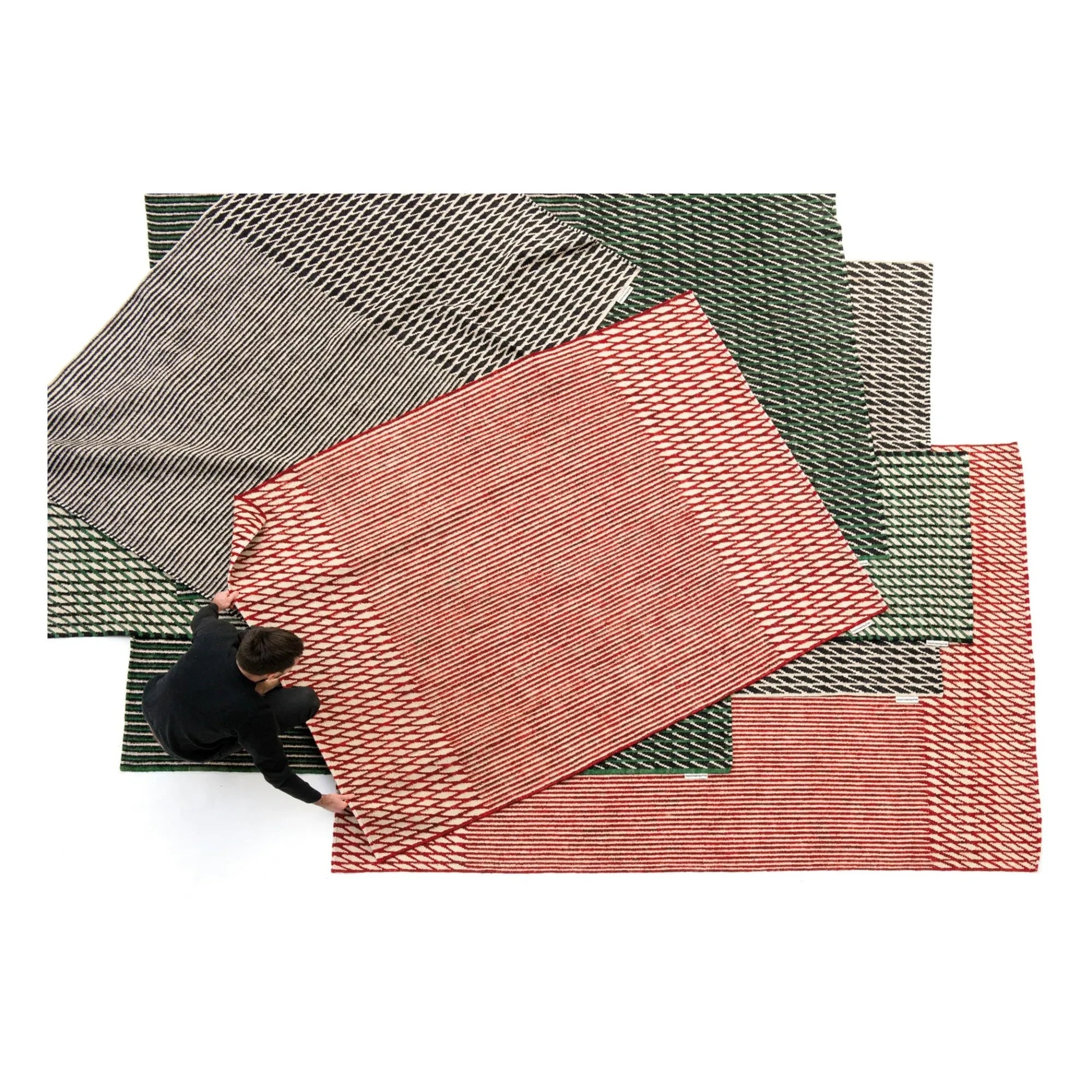 Nanimarquina - Alfombra Blur, Ronan & Erwan Bouroullec | Negro