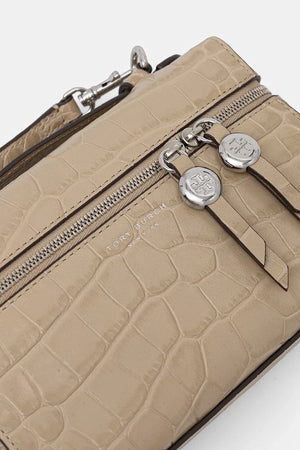 Bolso cruzado de piel Romy Tory Burch para mujer