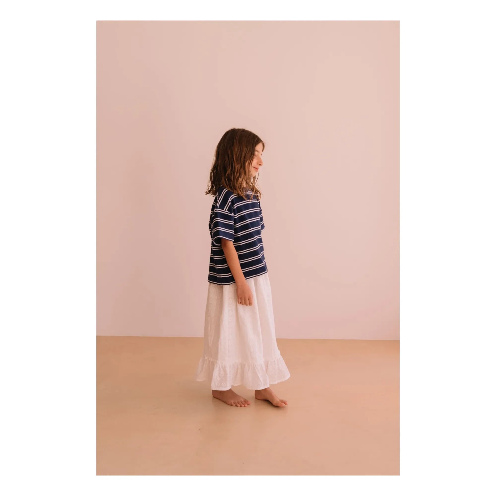 We Are Kids - Falda bordada Harper Algodón orgánico | Blanco