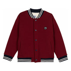 Petit Bateau - Abrigo cálido Teddy | Burdeos
