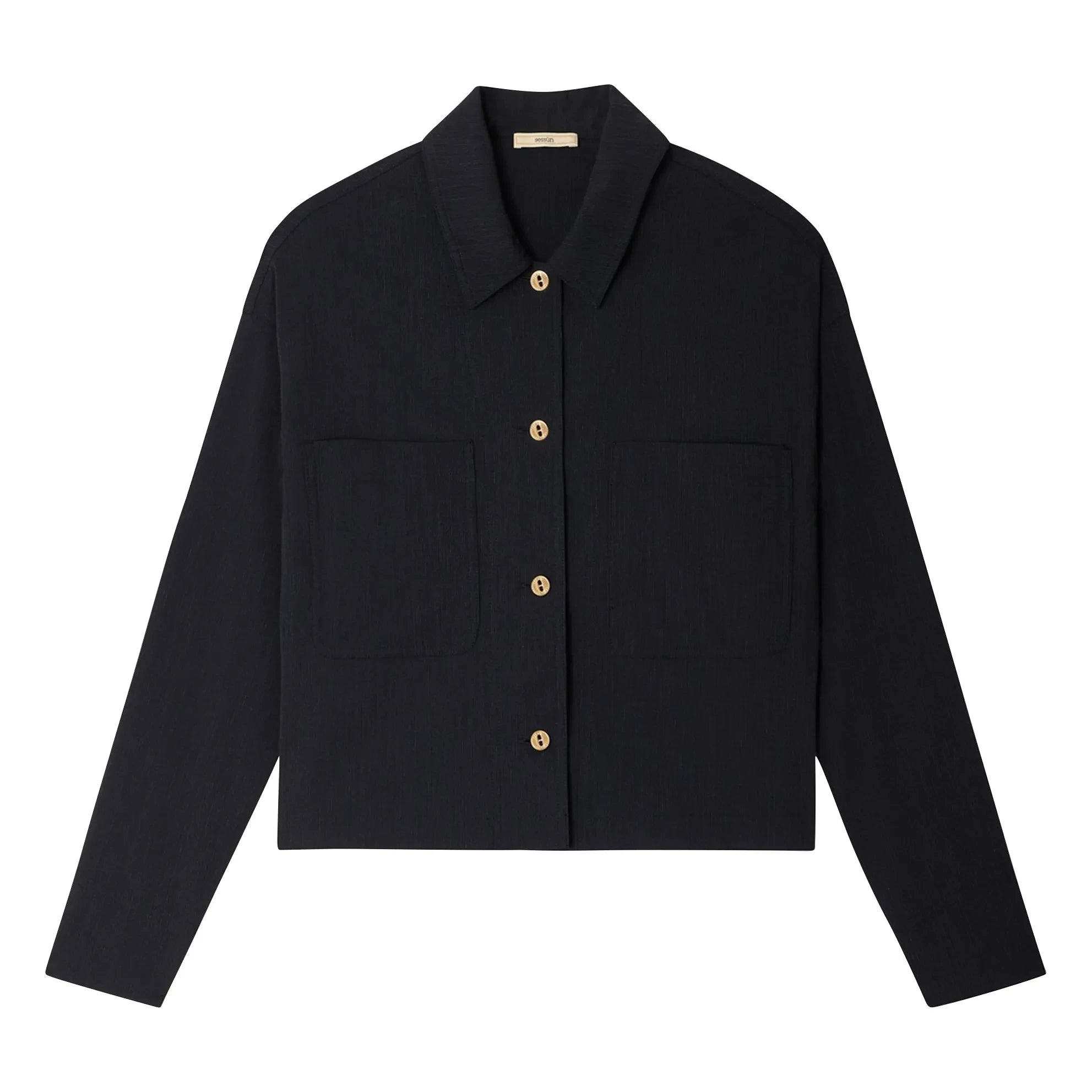 Sessùn - Camisa Notteri | Negro