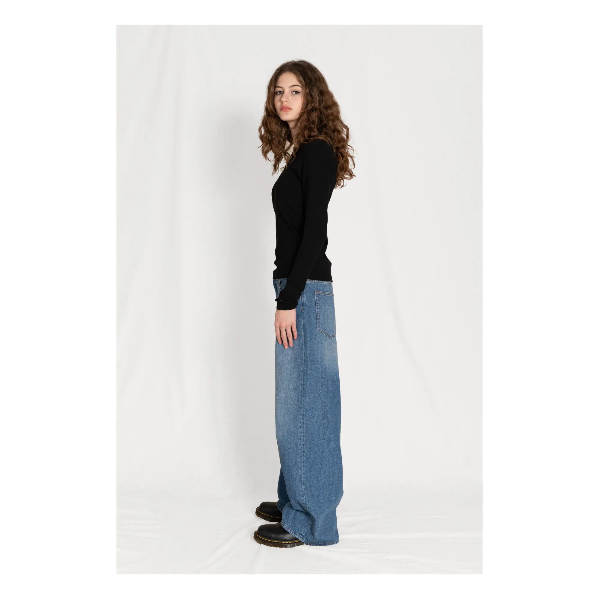 Finger in the nose - Vaqueros Anchos April | Denim