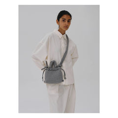 Olend - Bolso Micro Ona Soft Vichy | Negro