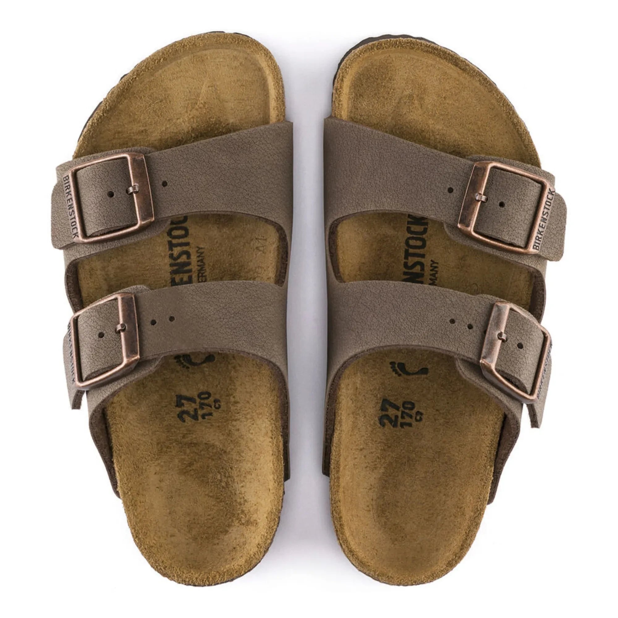 BIRKENSTOCK - Sandalias Arizona Birkibuc | Marrón
