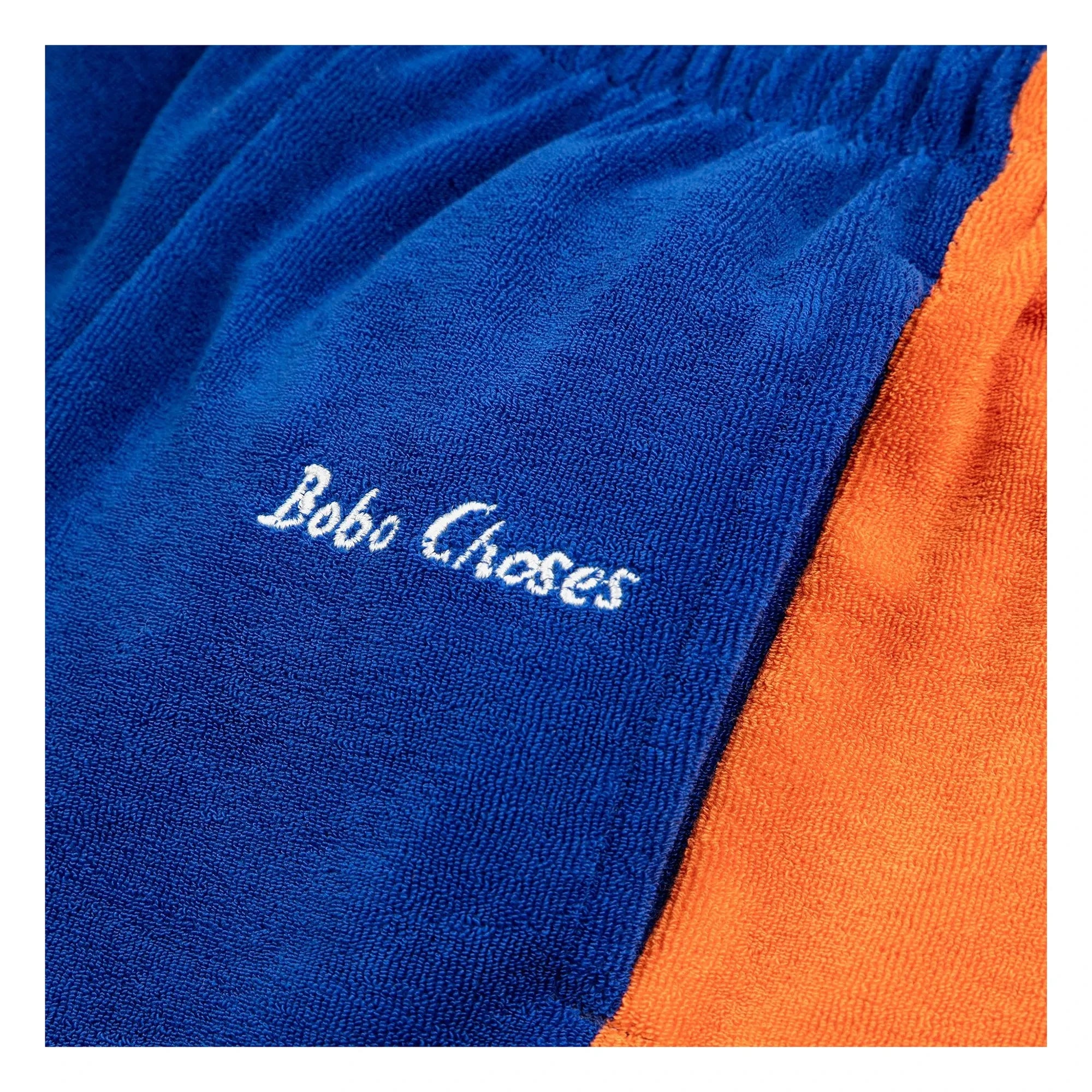 Bobo Choses - Pantalón de chándal de rizo de algodón orgánico con bloques de color | Azul real