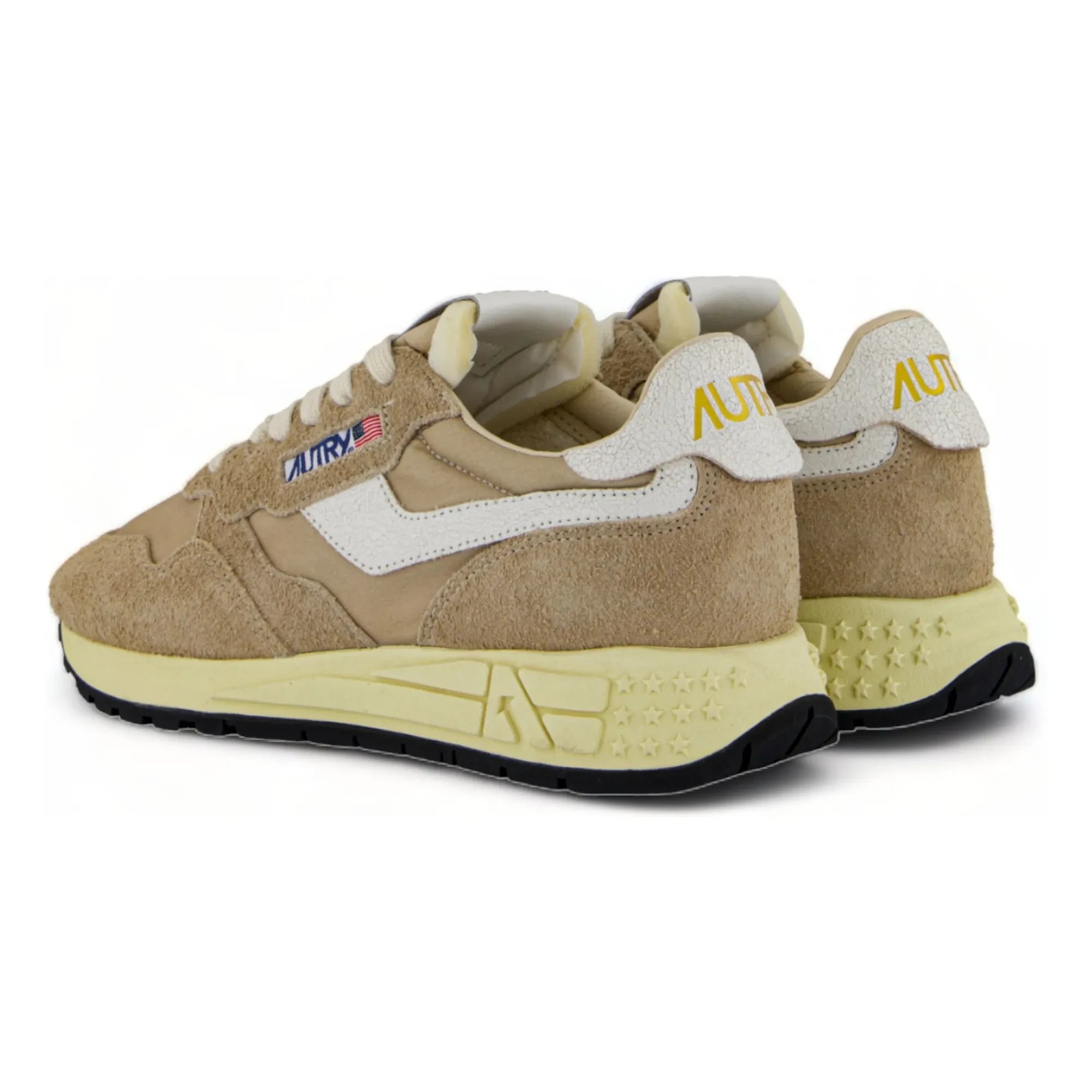 Autry - Zapatillas bajas de nailon Reelwind | Beige