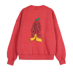 Bobo Choses - Sudadera de algodón orgánico Hidden Monster | Roja