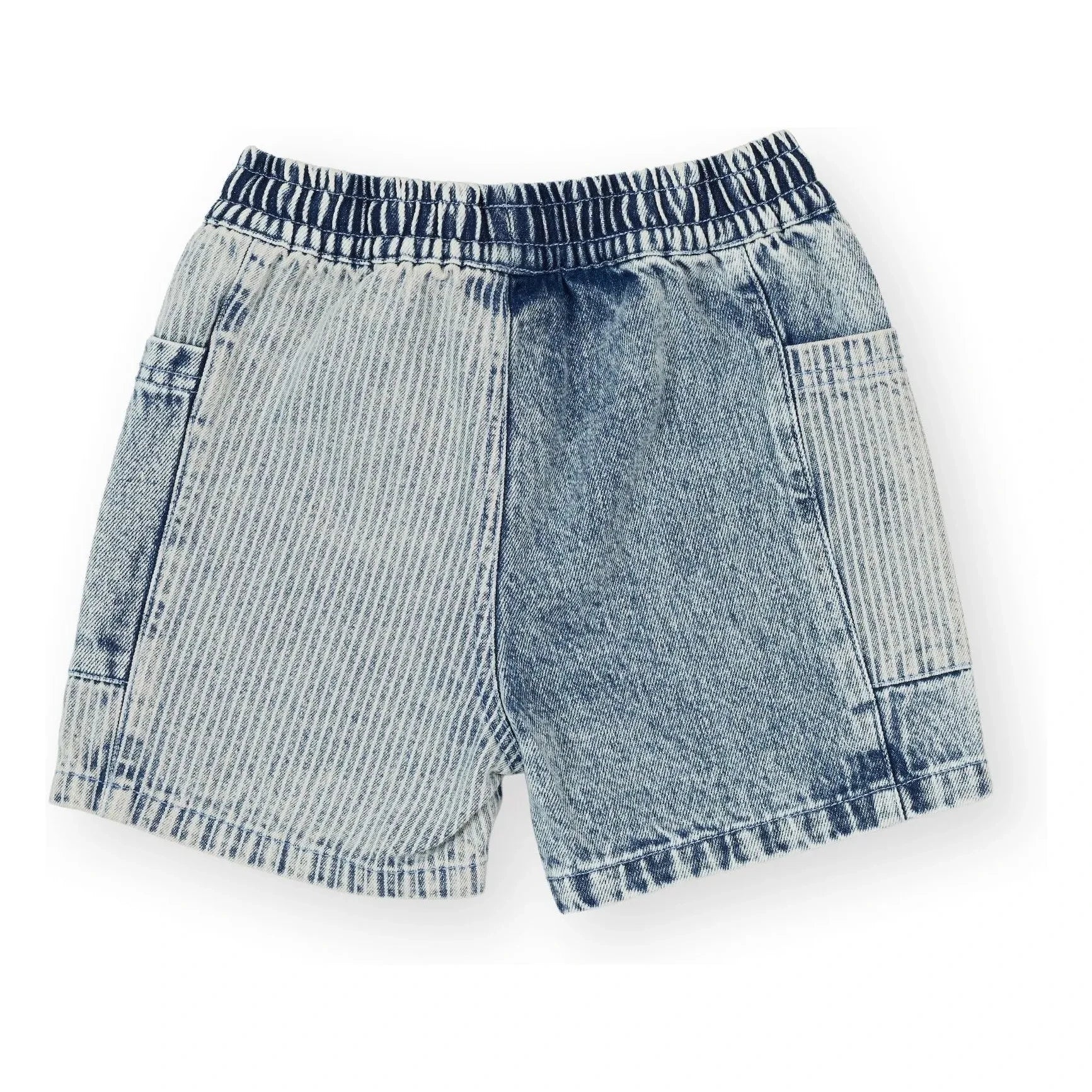 Goldie + Ace - Pantalones cortos vaqueros a rayas | Azul