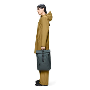 Rains - Mochila Rolltop W3 | Gris oscuro